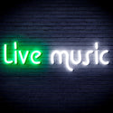 ADVPRO Live Music Ultra-Bright LED Neon Sign fnu0209 - White & Green