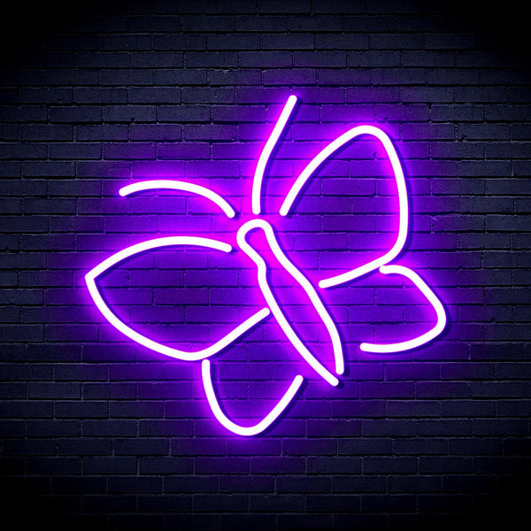 ADVPRO Butterflies Ultra-Bright LED Neon Sign fnu0212 - Purple