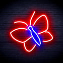 ADVPRO Butterflies Ultra-Bright LED Neon Sign fnu0212 - Red & Blue