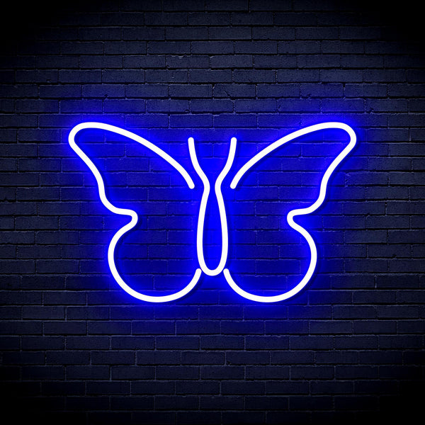 ADVPRO Butterfly Ultra-Bright LED Neon Sign fnu0216 - Blue