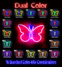 ADVPRO Butterfly Ultra-Bright LED Neon Sign fnu0216 - Dual-Color