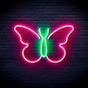 ADVPRO Butterfly Ultra-Bright LED Neon Sign fnu0216 - Green & Pink