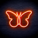 ADVPRO Butterfly Ultra-Bright LED Neon Sign fnu0216 - Orange