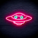 ADVPRO UFO Ultra-Bright LED Neon Sign fnu0217 - Green & Pink