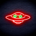 ADVPRO UFO Ultra-Bright LED Neon Sign fnu0217 - Green & Red