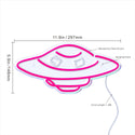 ADVPRO UFO Ultra-Bright LED Neon Sign fnu0217 - Size