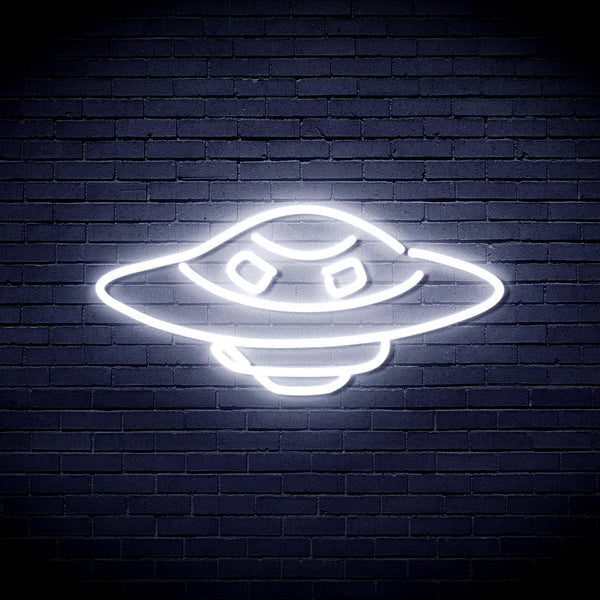 ADVPRO UFO Ultra-Bright LED Neon Sign fnu0217 - White