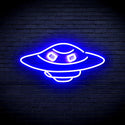 ADVPRO UFO Ultra-Bright LED Neon Sign fnu0217 - White & Blue