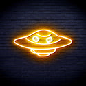 ADVPRO UFO Ultra-Bright LED Neon Sign fnu0217 - White & Golden Yellow