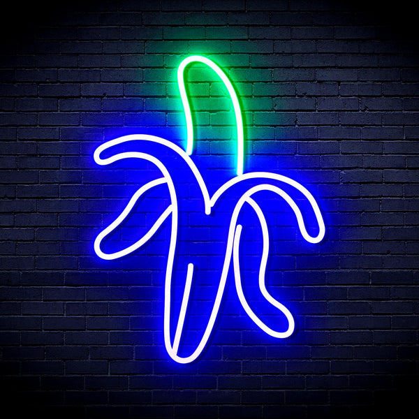 ADVPRO Banana Ultra-Bright LED Neon Sign fnu0218 - Green & Blue