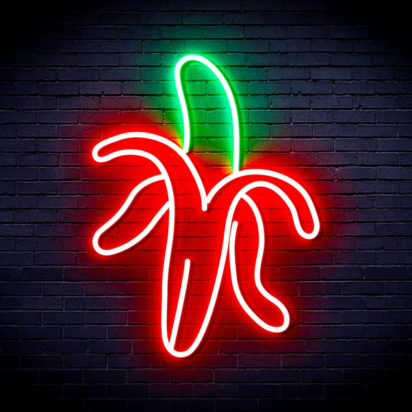 ADVPRO Banana Ultra-Bright LED Neon Sign fnu0218 - Green & Red