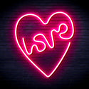 ADVPRO Heart with Love Ultra-Bright LED Neon Sign fnu0221 - Pink