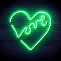 ADVPRO Heart with Love Ultra-Bright LED Neon Sign fnu0225 - Golden Yellow