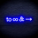 ADVPRO To Infinity & Ultra-Bright LED Neon Sign fnu0226 - Blue