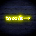 ADVPRO To Infinity & Ultra-Bright LED Neon Sign fnu0226 - Yellow