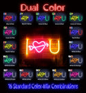 ADVPRO I Love You Ultra-Bright LED Neon Sign fnu0227 - Dual-Color