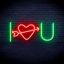 ADVPRO I Love You Ultra-Bright LED Neon Sign fnu0227 - Green & Red