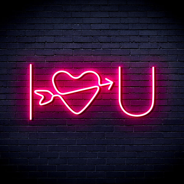ADVPRO I Love You Ultra-Bright LED Neon Sign fnu0227 - Pink