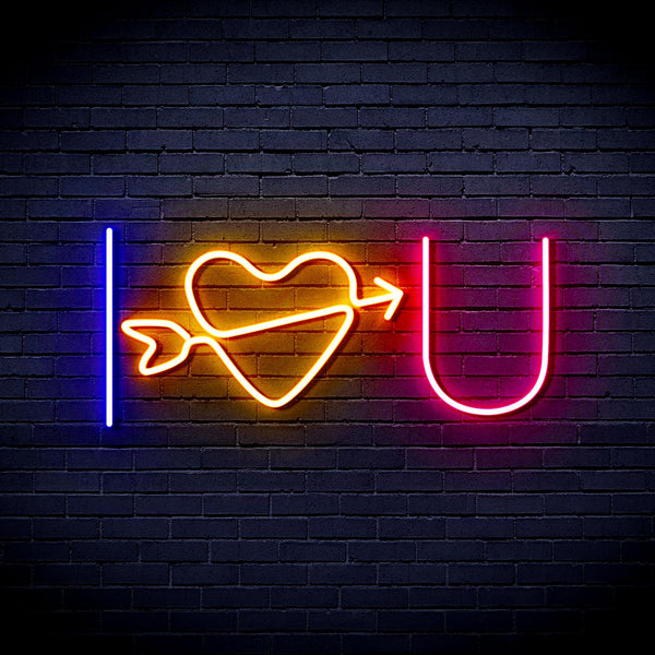 ADVPRO I Love You Ultra-Bright LED Neon Sign fnu0227 - Multi-Color 9