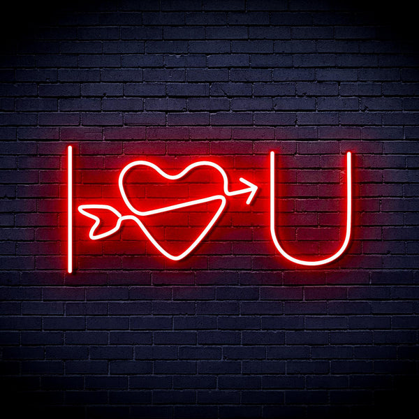ADVPRO I Love You Ultra-Bright LED Neon Sign fnu0227 - Red