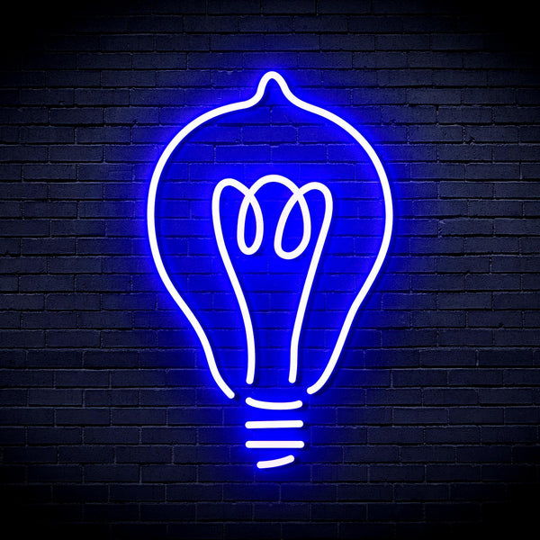 ADVPRO Light Blub Ultra-Bright LED Neon Sign fnu0230 - Blue
