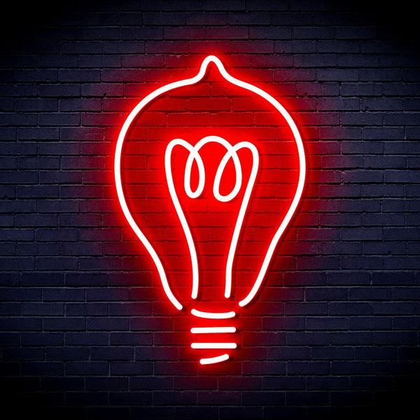 ADVPRO Light Blub Ultra-Bright LED Neon Sign fnu0230 - Red
