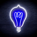 ADVPRO Light Blub Ultra-Bright LED Neon Sign fnu0230 - White & Blue