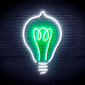 ADVPRO Light Blub Ultra-Bright LED Neon Sign fnu0230 - White & Green