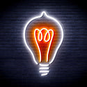 ADVPRO Light Blub Ultra-Bright LED Neon Sign fnu0230 - White & Orange