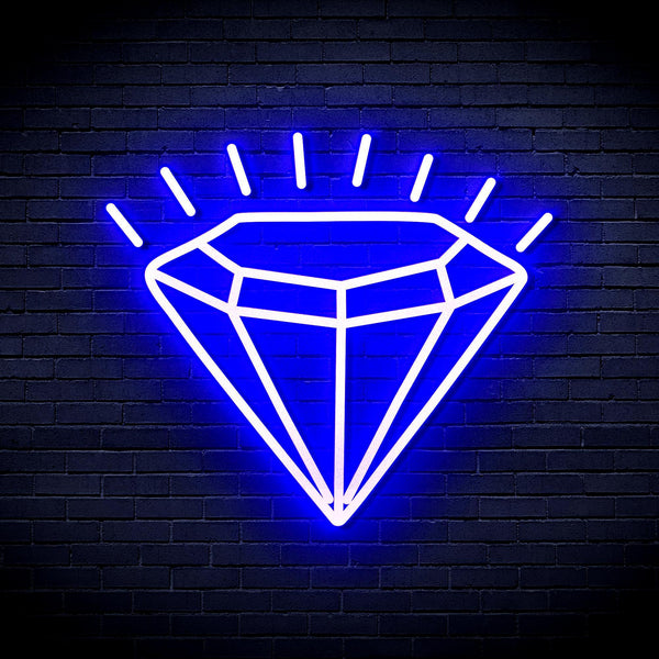 ADVPRO Diamond Ultra-Bright LED Neon Sign fnu0235 - Blue