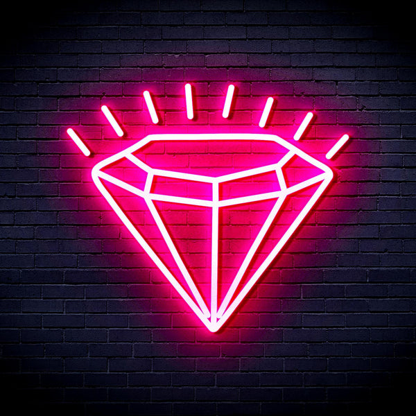 ADVPRO Diamond Ultra-Bright LED Neon Sign fnu0235 - Pink
