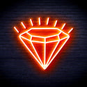 ADVPRO Diamond Ultra-Bright LED Neon Sign fnu0235 - Orange