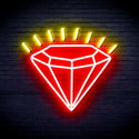 ADVPRO Diamond Ultra-Bright LED Neon Sign fnu0235 - Red & Yellow