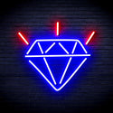 ADVPRO Diamond Ultra-Bright LED Neon Sign fnu0236 - Blue & Red