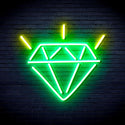 ADVPRO Diamond Ultra-Bright LED Neon Sign fnu0236 - Green & Yellow