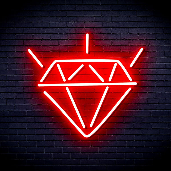 ADVPRO Diamond Ultra-Bright LED Neon Sign fnu0236 - Red