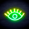 ADVPRO Eye Ultra-Bright LED Neon Sign fnu0237 - Green & Yellow