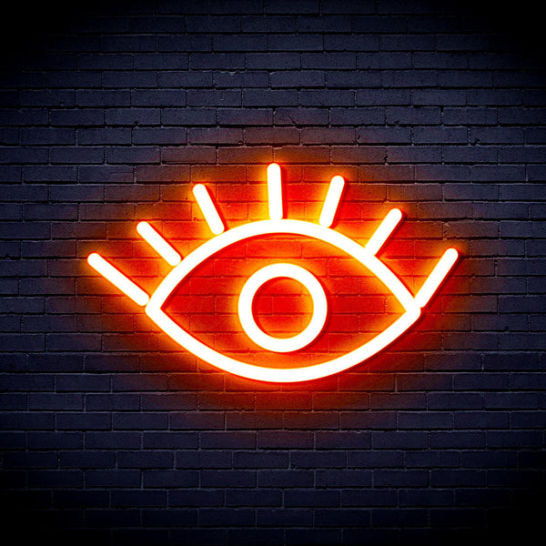 ADVPRO Eye Ultra-Bright LED Neon Sign fnu0237 - Orange