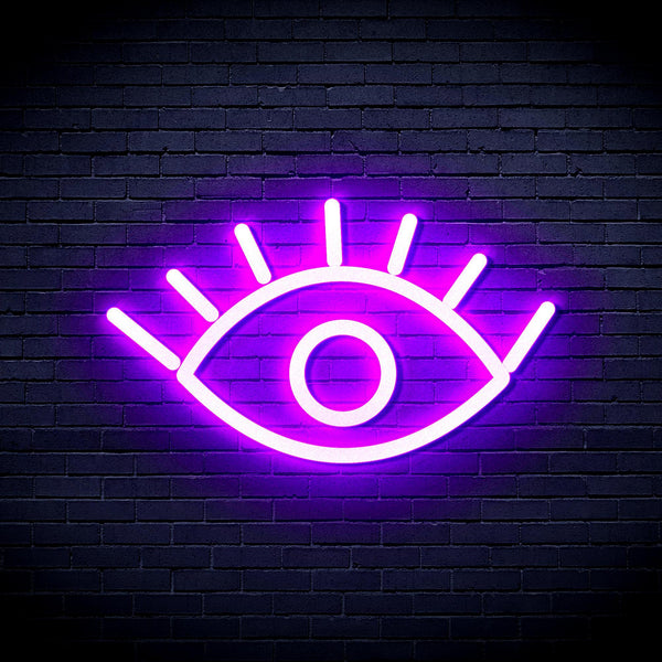 ADVPRO Eye Ultra-Bright LED Neon Sign fnu0237 - Purple