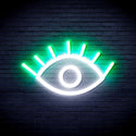 ADVPRO Eye Ultra-Bright LED Neon Sign fnu0237 - White & Green