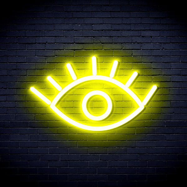 ADVPRO Eye Ultra-Bright LED Neon Sign fnu0237 - Yellow