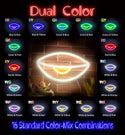 ADVPRO Sleepy Eye Ultra-Bright LED Neon Sign fnu0238 - Dual-Color
