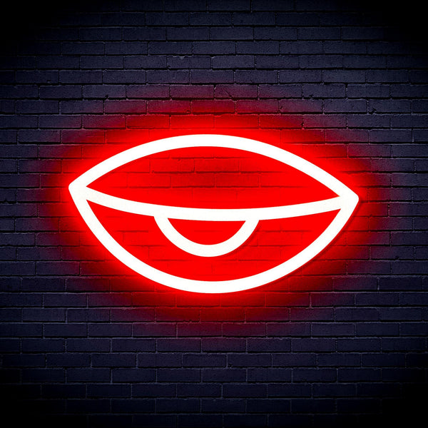 ADVPRO Sleepy Eye Ultra-Bright LED Neon Sign fnu0238 - Red