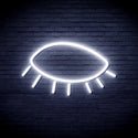 ADVPRO Closed Eye Ultra-Bright LED Neon Sign fnu0239 - White
