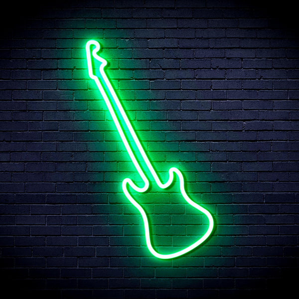 ADVPRO Guitar Ultra-Bright LED Neon Sign fnu0241 - Golden Yellow