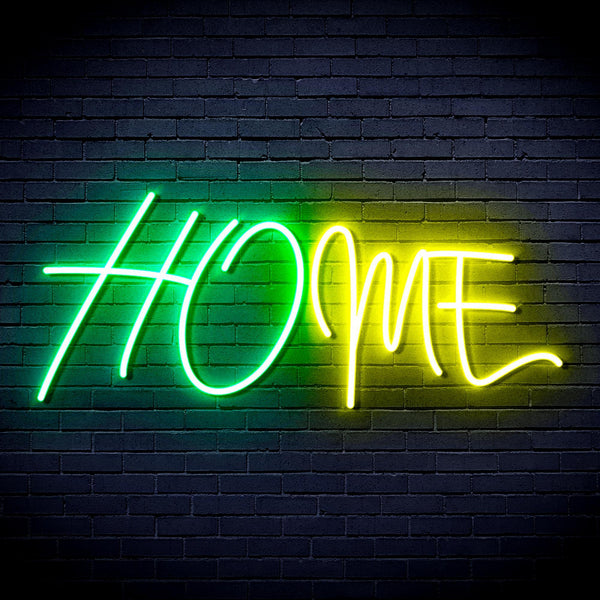 ADVPRO Home Ultra-Bright LED Neon Sign fnu0242 - Green & Yellow