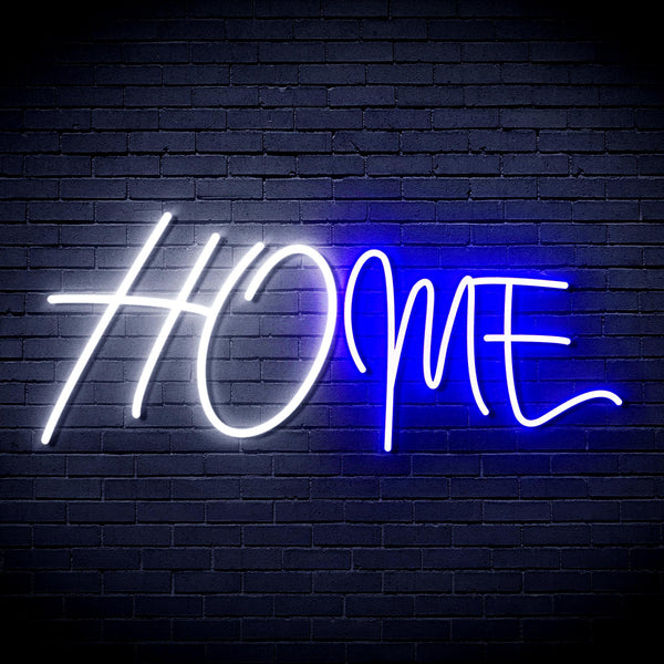 ADVPRO Home Ultra-Bright LED Neon Sign fnu0242 - White & Blue