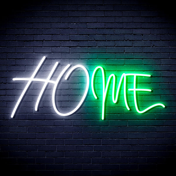 ADVPRO Home Ultra-Bright LED Neon Sign fnu0242 - White & Green