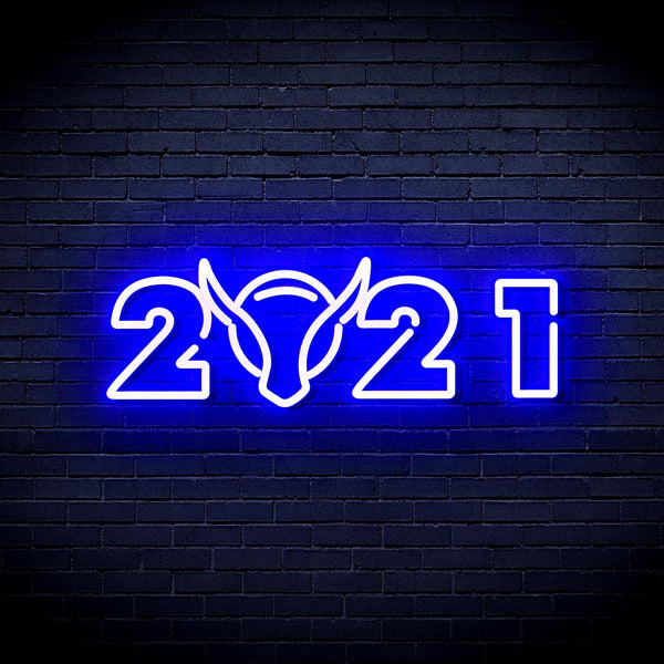 ADVPRO 2021 with OX Head Ultra-Bright LED Neon Sign fnu0243 - Blue