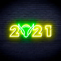 ADVPRO 2021 with OX Head Ultra-Bright LED Neon Sign fnu0243 - Green & Yellow